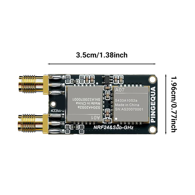 B27B NRF24+ CC1101 2.4Ghz& 433 - 433Mhz Receiver Module ulasan dan harga