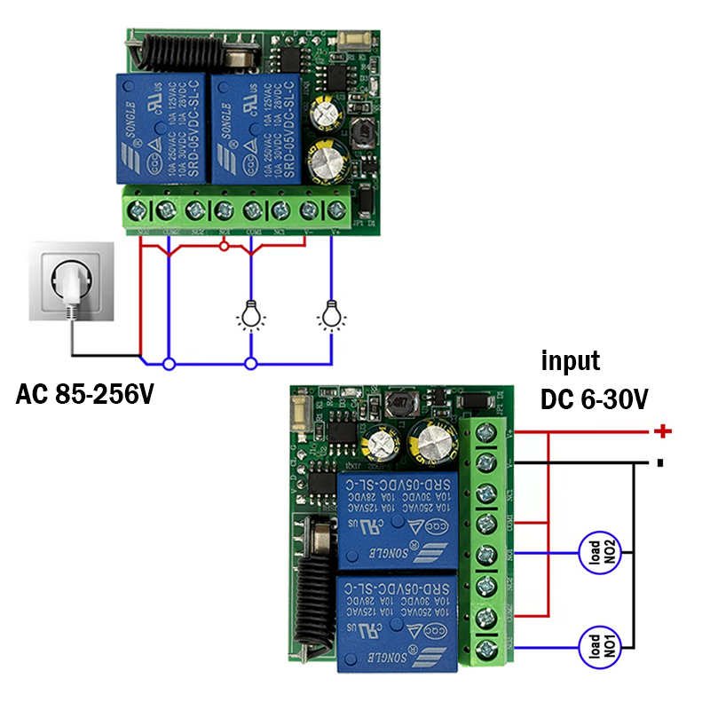 10A Relay Receiver Module 433M - 433Mhz Receiver Module ulasan dan harga