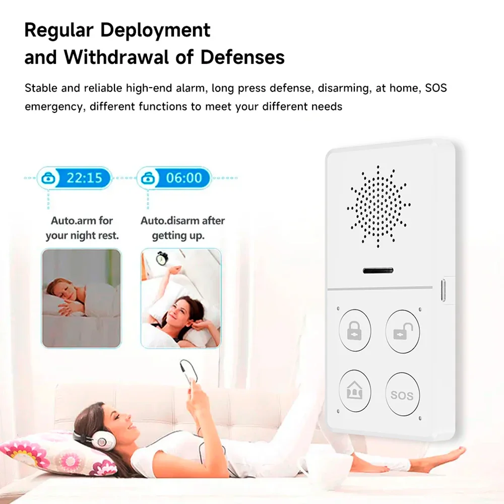 Tuya Wifi Smart Alarm System 4 - Smart Home Automation Diy ulasan dan harga