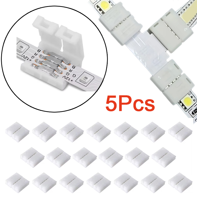 5pcs 4PIN 8mm Led Connector L  - Rgb Led Matrix 8X8 ulasan dan harga