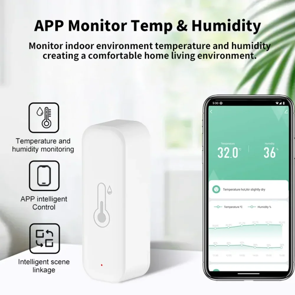 Tuya WiFi Zigbee 3.0 Temperatu - Matter Hub Thread ulasan dan harga