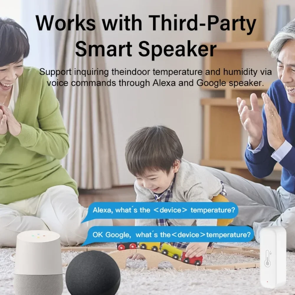 Tuya WiFi Zigbee 3.0 Temperatu - Matter Hub Thread ulasan dan harga